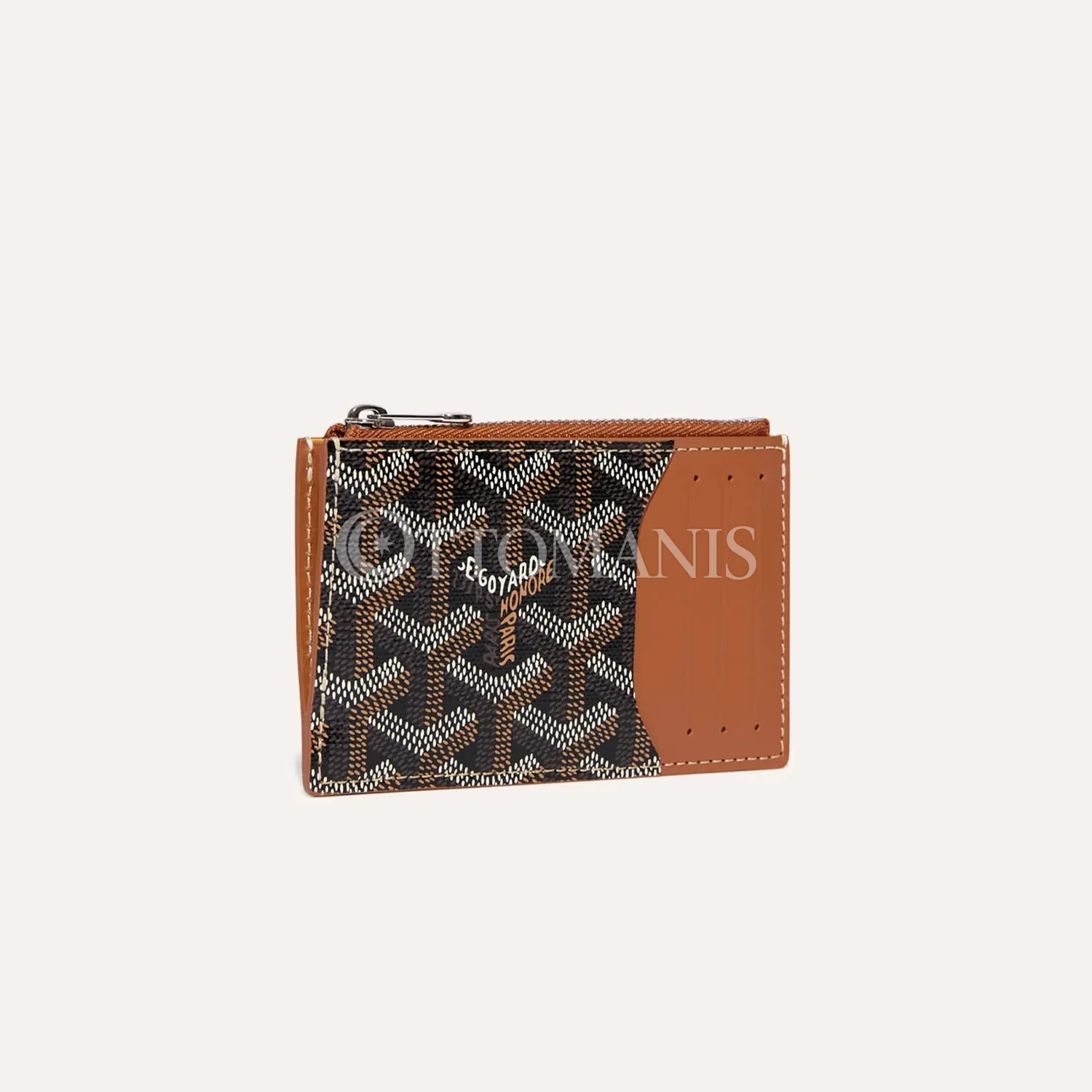 Goyard Bourbon fermuarlı kart tutucusu